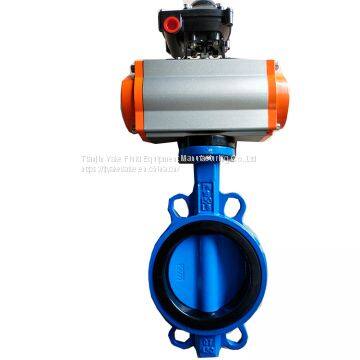 Pneumatic Actuator/Electrical Actuator Wafer SS304 Disc Butterfly Valve photo-3