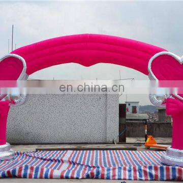 Customized Outdoor Inflatable Wedding Arch Inflatable Loving Heart Arch For Party photo-2