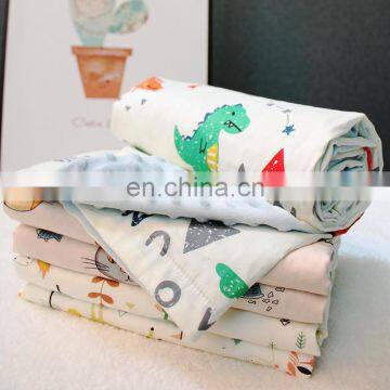 2020 Summer Hot Products Drop Shipping 3D Massage Minky Dot and 100% Cotton Fabric Two Layers Baby Comforter Blanket photo-7