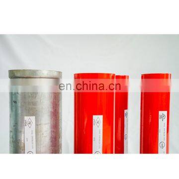1" Galvanized Red Painted Steel Pipe Thread End ASTM A795 SCH 40 photo-5