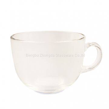 Large Capacity Coffee Mug Heat-resistant Glass Milk Mug for Tea Beverage Oats Yoghurt photo-5