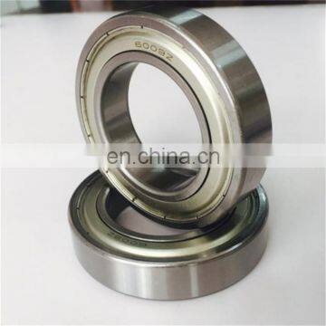 Conveyor skate wheel bearing 6000 deep groove ball bearing