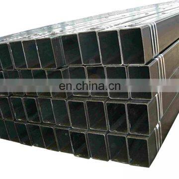 Construction Structure Square Rectangular Black Steel Pipes ERW Tubes