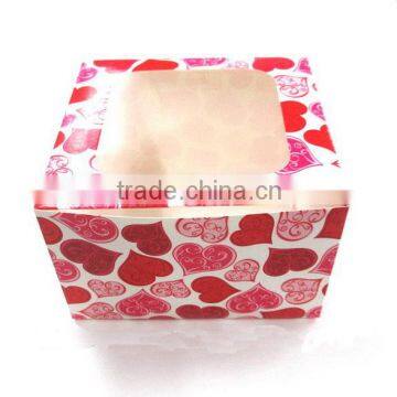 2016 Hot Selling Custom Foldable Decoration Cupcake Box With Handles photo-2