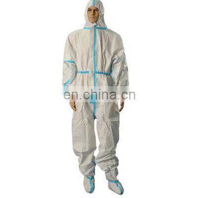 CE EN 14126 14605 13034 13982 Non woven Disposable Medical Personal Protective Clothing Equipment Suits for medical staff