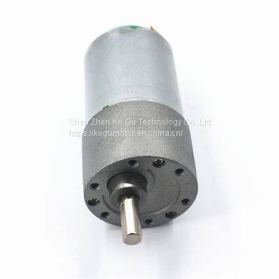 Mini DC Gear Motor 12V 24V D Shaft 37mm Gearbox Motor Reduction Small Electric Motor With Encoder photo-4