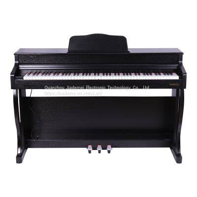 Black Wooden Shell LED Display 88 Key Electric Piano Digital Grand