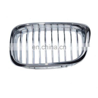 Chrome/Black Front Hood Grille Left For 2001-2003 BMW 525i 540i 5-Series E39 New