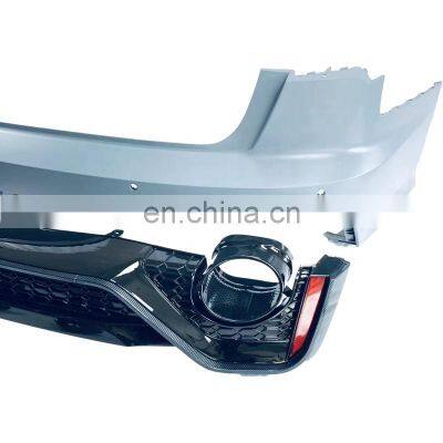 the Latest Upgrade Bodykit Body Kit the Rear Bumper Sets Facelift to RS6 C8 Style for Audi A6 C8 Car Parts 2019-2021