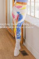 Women's Sexy Santoni Seamless Tie Dye High Strength Legging. photo-5