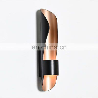 Indoor Modern Creative Curving Corridor Wall Lamp For Hotel