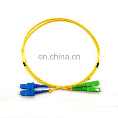 2m SC/apc-sc/upc G.657A PVC/LSZH 2.0mm duplex DX fiber optic patchcord/jumper/assembly