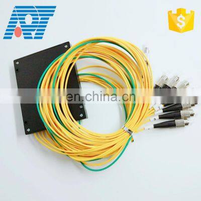 Communication System Splitter Splice Pigtailed Steel Tube Type 1X32 Plc Optical Splitter Distribution Box