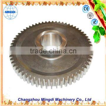 changzhou machinery Differential Spur gear Parts/ Steel Small Pinion tactical gear tractor trucks