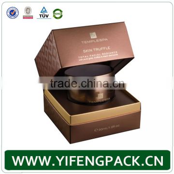 OEM Custom design Gold foil stamping cosmetic cardboard box,cosmetic box, cosmetic packaging box