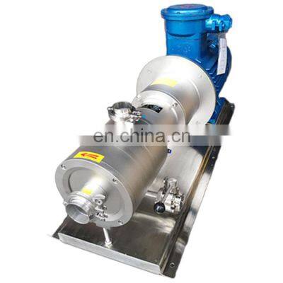 High Shear Vacuum Emulsifier Emulsifying Pump Yogurt Pump