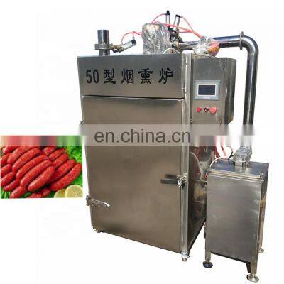 automatic electric steaming heating drying smoking smoker oven / smoke house for sausage/ fish / meat  with best quality