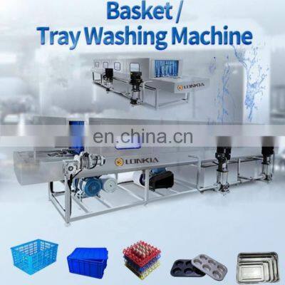 Tunnel Type Vegetable Basket Cleaning Machine Laboratory Washing Rack for Rabbit Animal Cage Industrial Crate Basket Cleaner photo-5