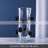 Wholesale Minimalist Table Decor Small Cheap Art Blue Cylinder Clear Glass Flower Vases photo-5