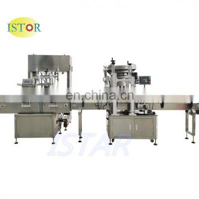 Small  Automatic 50-5000ml  Liquid Filling Capping Machine line