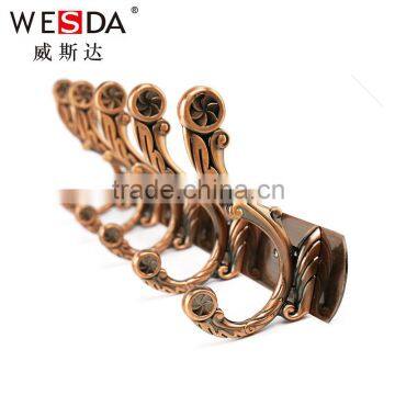 Wesda Zinc Alloy Coat Hook Hang Hang Clothes From a Vintage Copper Cap Bathroom Toilet 070 photo-2
