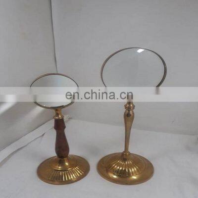 brass stand Magnifying glass