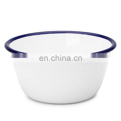 Hot Sale Full Color Printing Promotional Metal Enamel Ice Coated Bowl photo-3