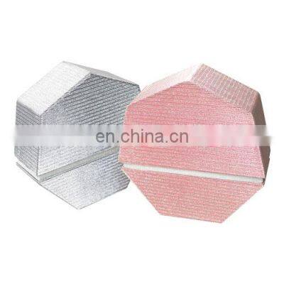 Hot wholesale lid and base rigid box custom heptagon special shape design of gift box