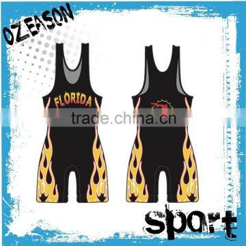 wholesale new design custom high quality infant wrestling singlet