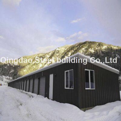 Wide Span Prefabricated Steel Structure Industrial Construction Metal Building Warehouse for Factory Warehouse Rent