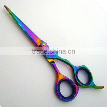 Barber Scissors (Multi / Rainbow Titanium Coated)