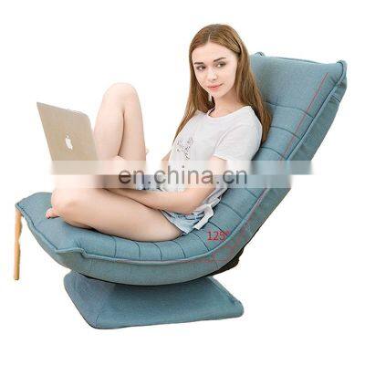 360 Degree Swivel Modern Single Leisure Fabric Foldable Reclining Relax Cushion Accent Lounge Living Room Sofa Chair