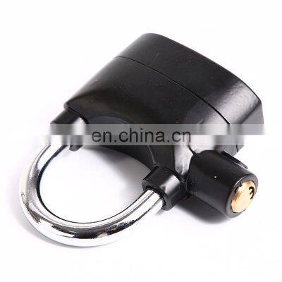 U-shape Security Alarm Lock Motorcycle Anti-theft Bicycle Metal Double Lock Beam Padlock photo-5