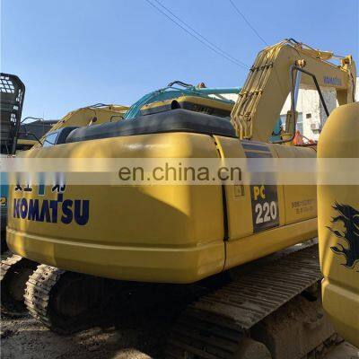 Used Japan KOMATSU PC220-7 Komatsu PC200, PC220 excavator with high quality/Komatsu 220 excavator at low price