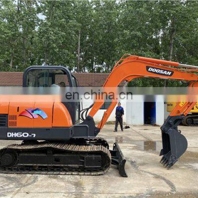 Original Doosan Excavator Dh60 , Doosan Crawler Digging Machine , Used Doosan Machinery