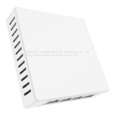 802.11ax Wifi6 In Wall Access Point With Gigabit Lan Support Poe Pwoer Indoor Soho Hotel Enterprise Multi-Port Embedded Router photo-4