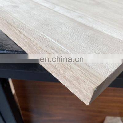 Rubber Wood Core Veneer Strong Stability Not Easy to Deform, Not Easy to Crack Rubber Wood Straight Puzzle photo-2