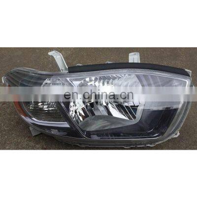 81170-0E100 81130-0E080 Headlamp Semi-assembly Halogen LED Light DRL For Toyota HIGHLANDER 2009-2011