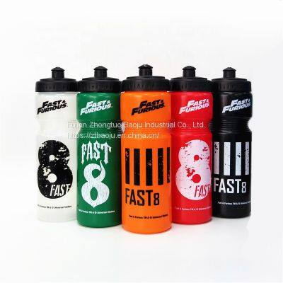 BPA Free Plastic Fitness Water Bottle With Custom Logo Printing photo-3