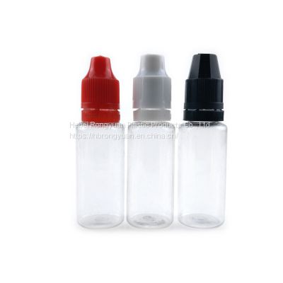 Tamperproof cap 3ml 5ml PE squeeze plastic dropper bottle for eye drops