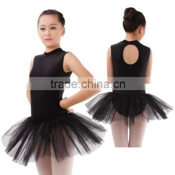 Beijing Plant Wholesale Graceful 3 Layers Girls Black Ballet Performance Tutus photo-2