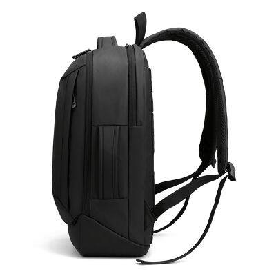Waterproof Business Travel Notebook Backpack Anti Theft Computer Backpack Black photo-3