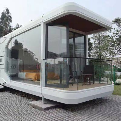 Custom Space Capsule Container House Prefab Capsule House Capsule House Hotel