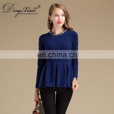 Korea Knit Fashion Short Pullover Women Wool Cashmere Sweater