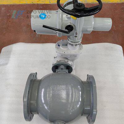 API6D Pipeline Flange End Forged Steel Fully Welded Trunnion Ball Valve photo-5