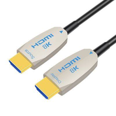 OEM Factory Wholesale 8K HDMI2.1 Fiber Optical Cable 48Gbps AM to AM for RTX3090, PS5, Xbox Series X, Roku/Fire/Sony/LG CX TV photo-5