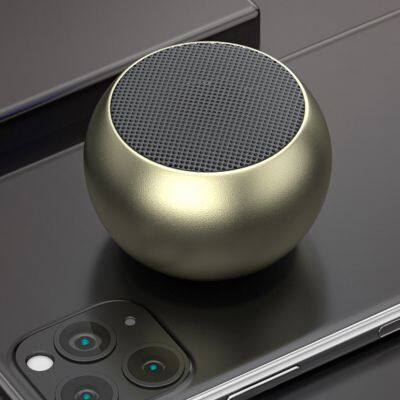 Popular TWS Pairing Mini Metal Bluetooth Speaker Portable Wireless Bluetooth Speaker With Stereo Sound photo-6