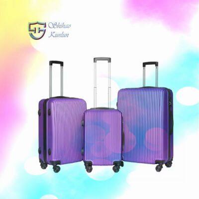 Designer Luxury Trolley ABS Luggage Box Set Wholesale Business Modern Popular Travel Bag With Spinner Caster TSA Lock Durable photo-5