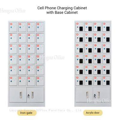 60 Door Mobile Device Charging Cabinet-DCH507|Large Storage Space With Multi-Socket & Air Switch for Safe Charge| Perfect for Colleges & Universities