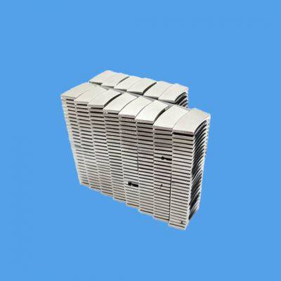 Термостойкие спеченные сегментные дугообразные, клиновидные, секторные постоянные магниты для двигателей, намагниченные по толщине